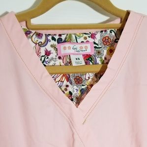 Koi scrub top